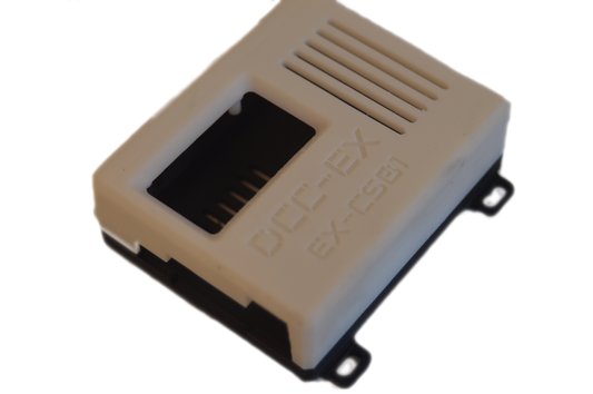 DCC-EX CSB1 case white enclosure for command station with OLED display