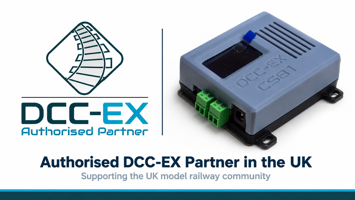 ACI Model Railways DCC-EX Authorised Partner in the UK with CSB1 command station