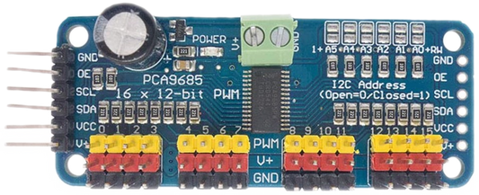 PCA9685 Servo Controller Board – Precision Control for Model Railways