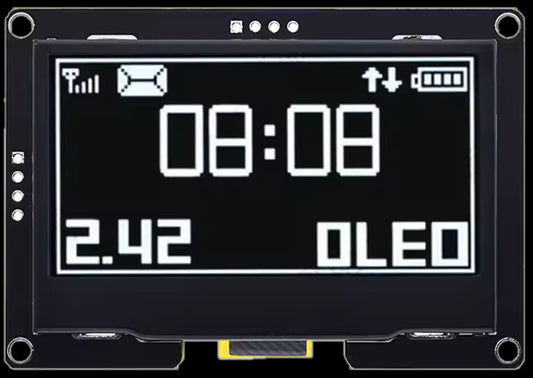 2.42 inch OLED I2C display 128x64 for ESP32 and DCC-EX command station