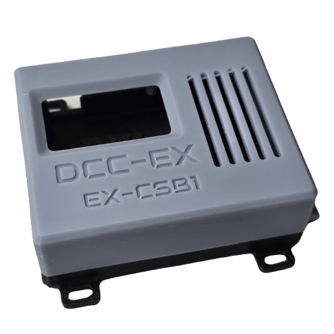 Grey DCC-EX CSB1 command station case by ACI Model Railways