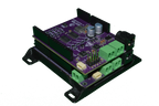 DCC-EX EX8874 motor shield installed in a command station setup providing high current track power for a model railway layout